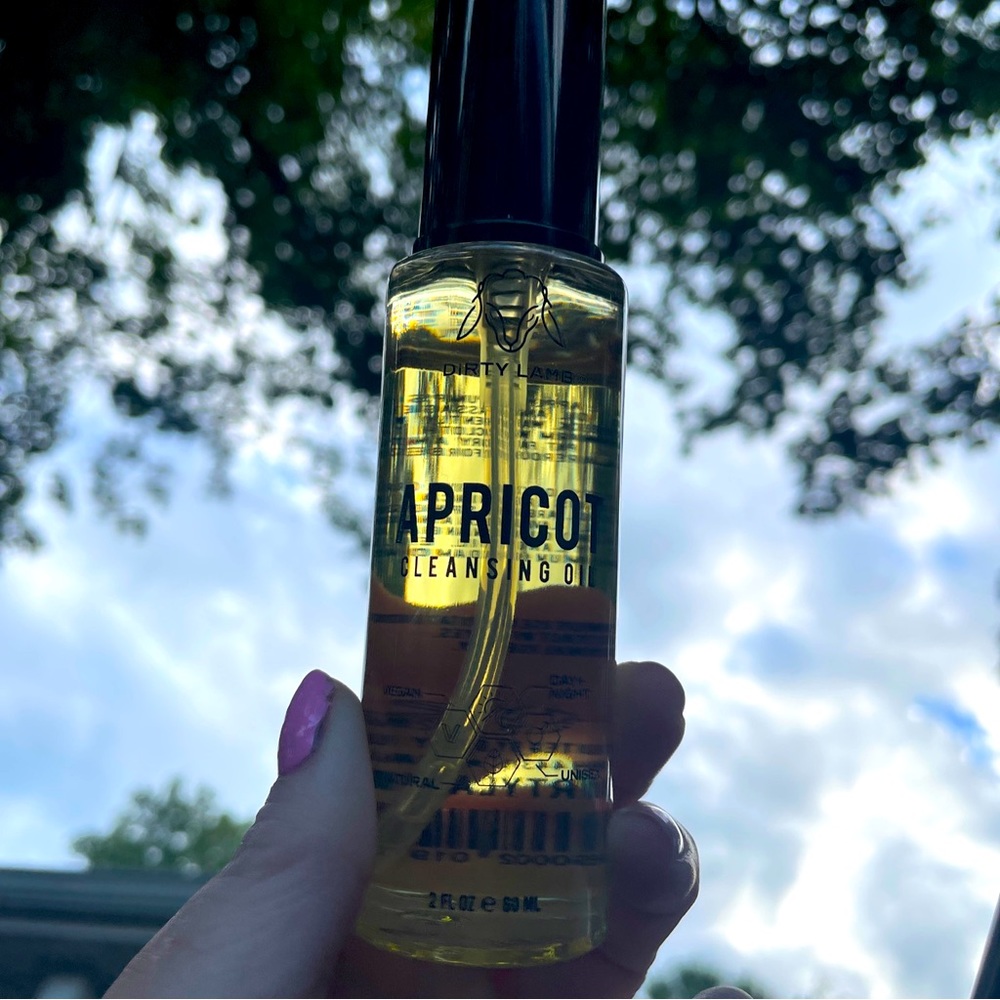 Dirty Lamb Apricot Cleansing Oil 2 fl oz 60ml Vegan Makeup Cleanser SEALED